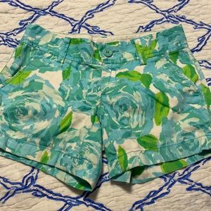 Lilly Pulitzer first impression shorts size 000
